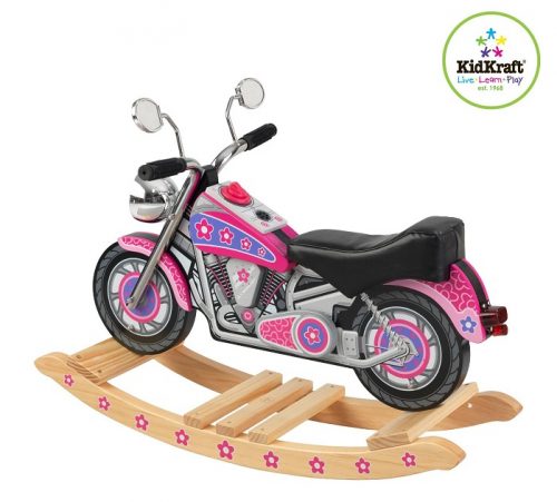 KidKraft Girl's Flower Power Motorcycle Rocking Horse