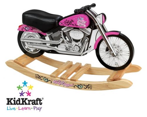 KidKraft Harley Davidson Pink Motorcycle rocking horse
