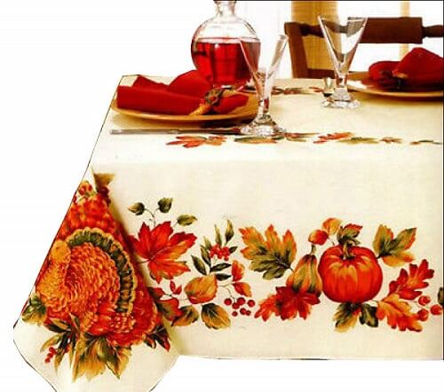 12 Best Stylish Tablecloths for Thanksgiving - Mommy Today Magazine