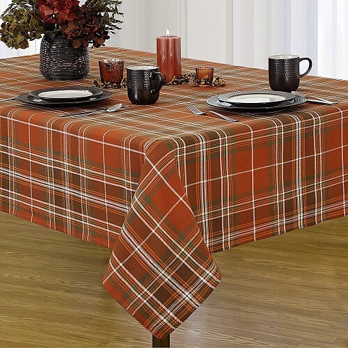 12 Best Stylish Tablecloths for Thanksgiving - Mommy Today Magazine