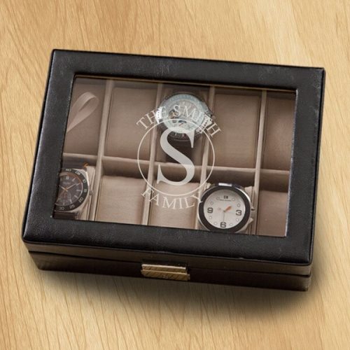 Personalized Watch Box - Monogrammed