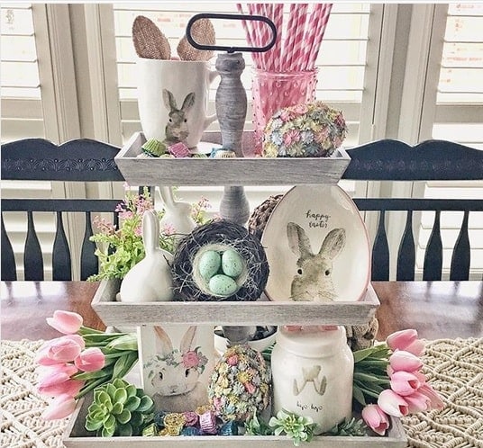 DIY Easter Centerpieces