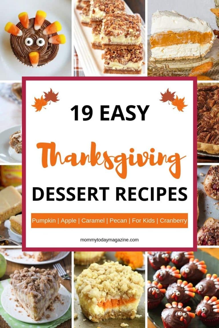 Easy Thanksgiving Dessert Recipes - Mommy Today Magazine