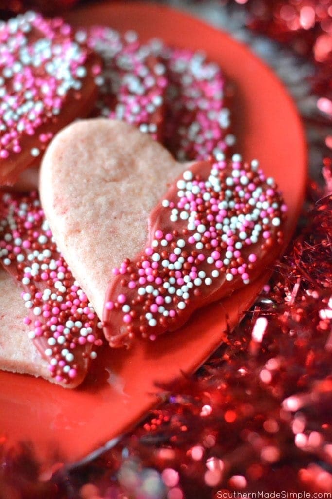 Simple Valentine’s Day Sugar Cookies