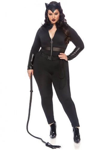 Women's Plus Size Sultry Supervillain Costume