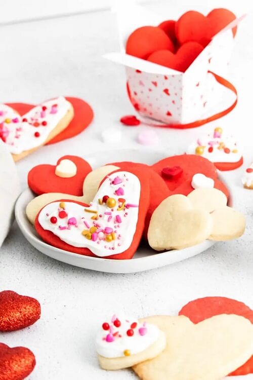 Valentine Heart Cookies