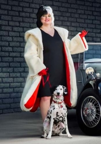 Cruella De Vil Coat Plus Size Costume
