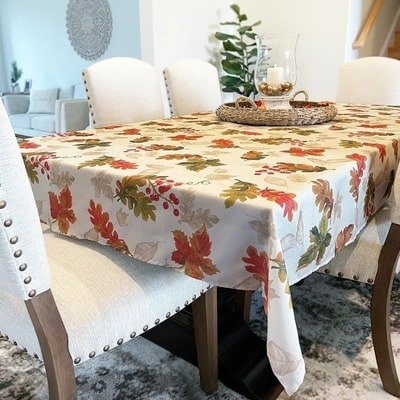 Floral Thanksgiving Tablecloth