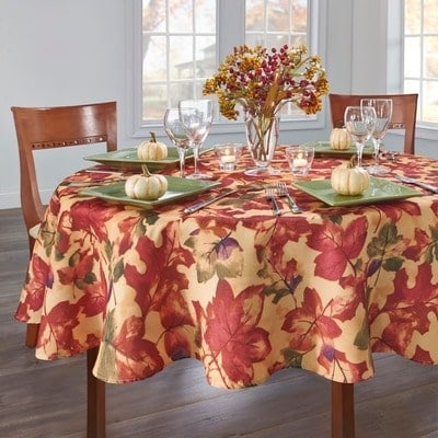 Harvest Festival Fall Printed Tablecloth
