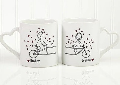 So Happy Together Personalized Couple Coffee Mug Set