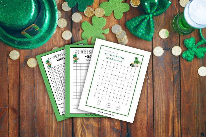 Free Printable St. Patrick’s Day Word Search